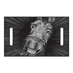 Black And White Crazy Donkey Print Golf Cart Seat Cover