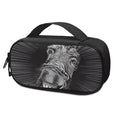 Black And White Crazy Donkey Print Portable Cooler Travel Case