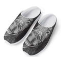 Black And White Crazy Donkey Print Mesh Casual Shoes