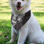 Black And White Crazy Donkey Print Over The Collar Dog Bandana