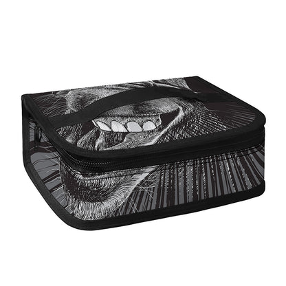 Black And White Crazy Donkey Print Small Lunch Bag