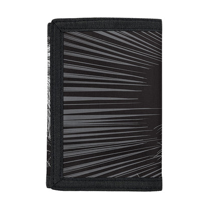 Black And White Crazy Donkey Print Trifold Wallet