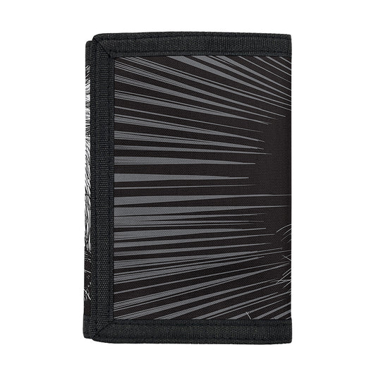 Black And White Crazy Donkey Print Trifold Wallet