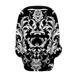 Black And White Damask Pattern Print Baby Seat Cover