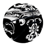 Black And White Damask Pattern Print Basketball