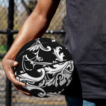 Black And White Damask Pattern Print Basketball