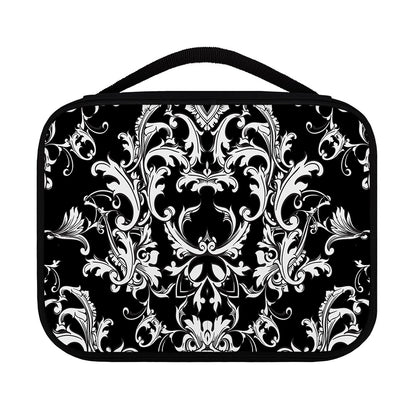 Black And White Damask Pattern Print Classic Bible Case