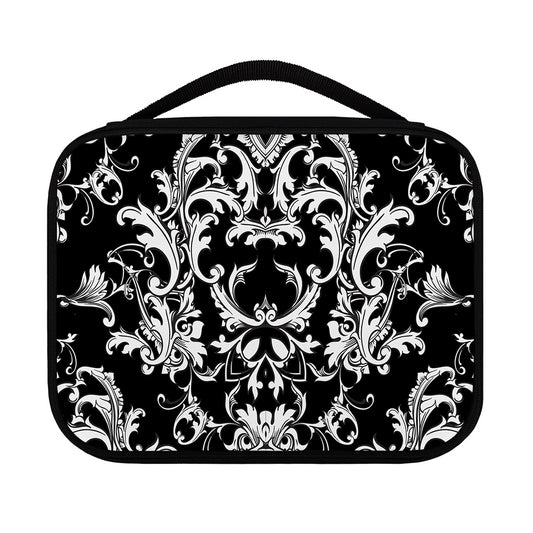 Black And White Damask Pattern Print Classic Bible Case