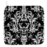 Black And White Damask Pattern Print Hand Towel