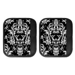 Black And White Damask Pattern Print Handle Covers