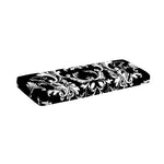 Black And White Damask Pattern Print Piano Keyboard Cover