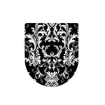 Black And White Damask Pattern Print Toilet Lid Cover