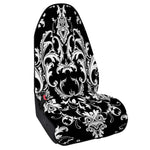 Black And White Damask Pattern Print Waterproof Car Seat Cover