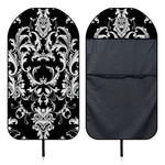 Black And White Damask Pattern Print Waterproof Car Seat Cover