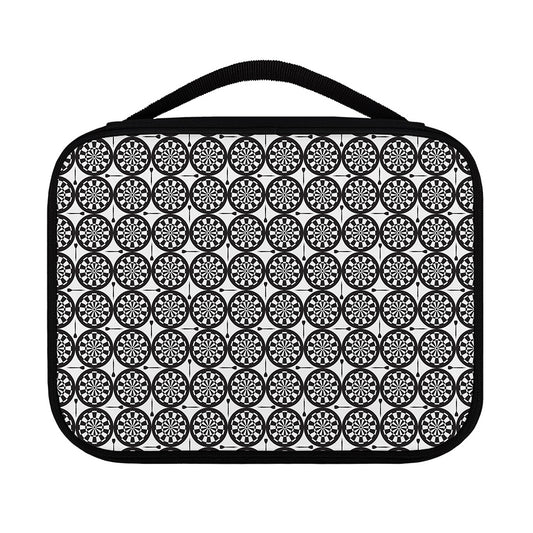 Black And White Dartboard Pattern Print Classic Bible Case