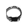 Black And White Dartboard Pattern Print Dog Collar