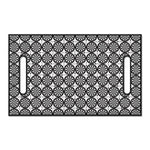 Black And White Dartboard Pattern Print Golf Cart Seat Cover