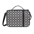 Black And White Dartboard Pattern Print Shoulder Strap Bible Bag