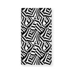 Black And White Dazzle Pattern Print Baby Crib Sheet