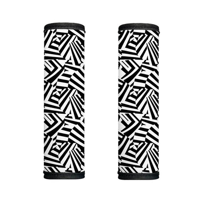 Black And White Dazzle Pattern Print Handle Covers