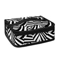 Black And White Dazzle Pattern Print Small Lunch Bag