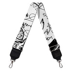 Black And White Demon Wicca Print Bag Strap