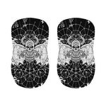 Black And White Demon Wicca Print Bar Stool Covers