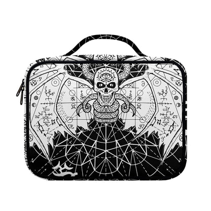 Black And White Demon Wicca Print Briefcase Bible Bag