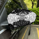 Black And White Demon Wicca Print Car Side Mirror Covers