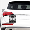 Black And White Demon Wicca Print Car Sticker