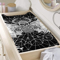 Black And White Demon Wicca Print Changing Pad Cover