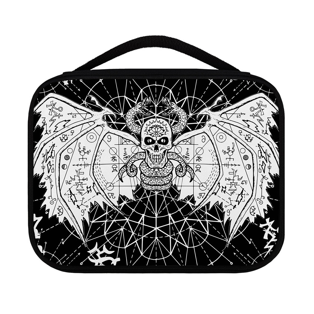 Black And White Demon Wicca Print Classic Bible Case