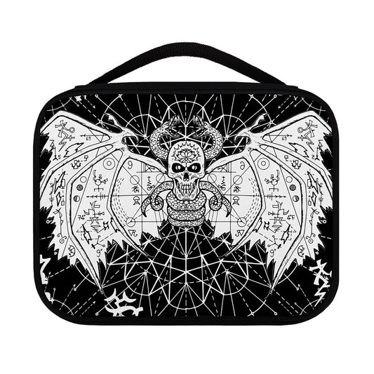 Black And White Demon Wicca Print Classic Bible Case