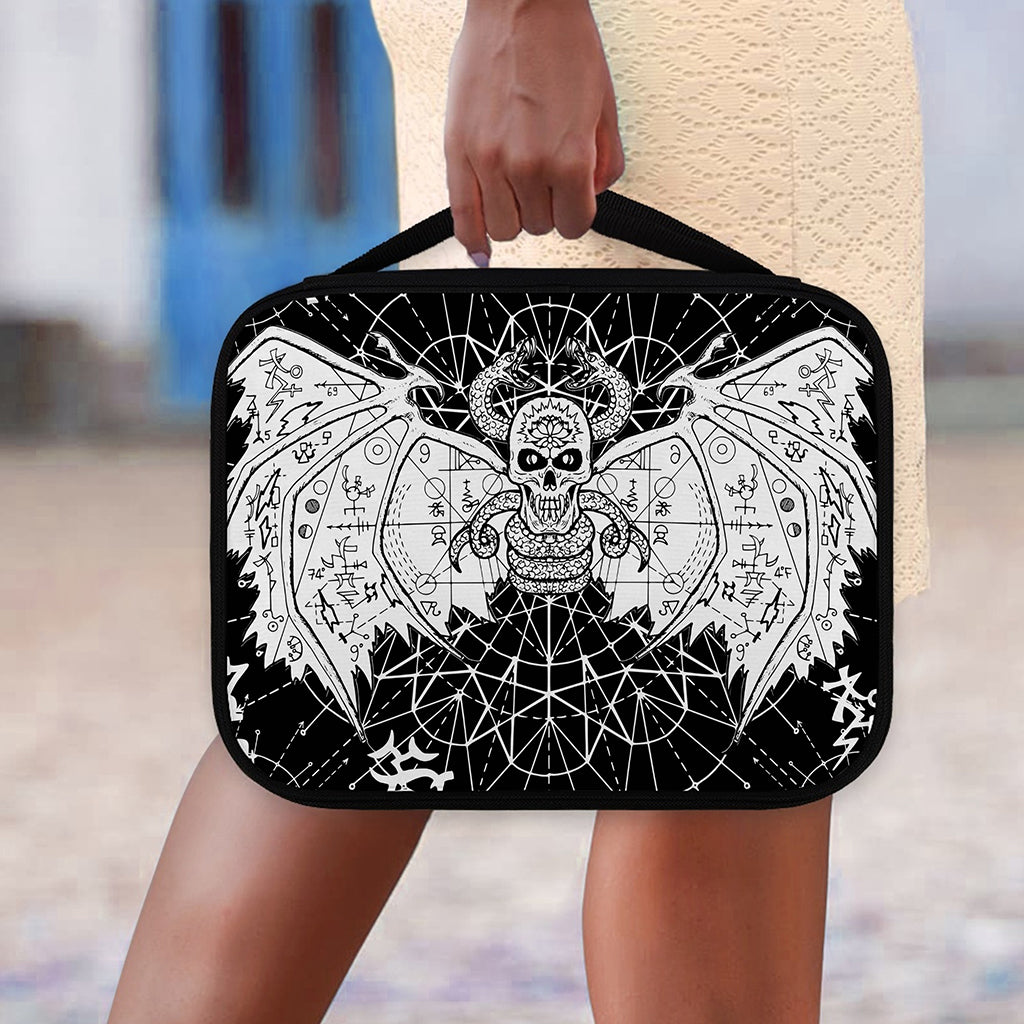 Black And White Demon Wicca Print Classic Bible Case