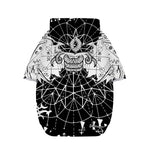 Black And White Demon Wicca Print Dog Zip Up Hoodie