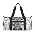 Black And White Demon Wicca Print Gym Bag