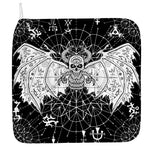 Black And White Demon Wicca Print Hand Towel