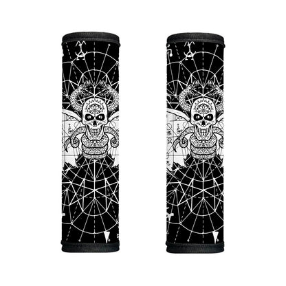 Black And White Demon Wicca Print Handle Covers