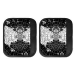 Black And White Demon Wicca Print Handle Covers