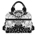 Black And White Demon Wicca Print Insulated Lunch Bag
