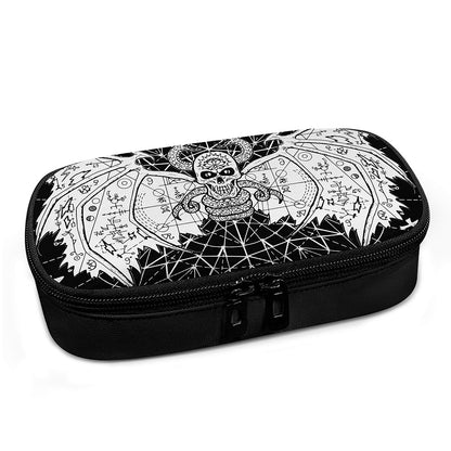 Black And White Demon Wicca Print Insulin Cooler Travel Case