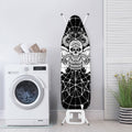 Black And White Demon Wicca Print Ironing Board Cover
