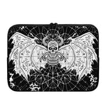 Black And White Demon Wicca Print Laptop Sleeve