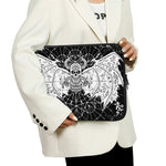 Black And White Demon Wicca Print Laptop Sleeve