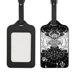 Black And White Demon Wicca Print Luggage Tag