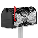 Black And White Demon Wicca Print Mailbox Cover