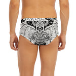 Black And White Demon Wicca Print Men's Briefs