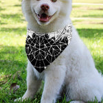 Black And White Demon Wicca Print Over The Collar Dog Bandana