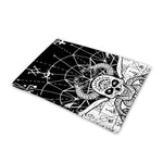 Black And White Demon Wicca Print Pet Cooling Mat Cover
