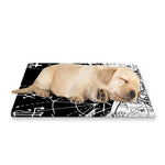 Black And White Demon Wicca Print Pet Cooling Mat Cover